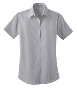 Port Authority Ladies Short Sleeve Value Poplin Shirt. L633 Womens Apparel Shirts & Tops