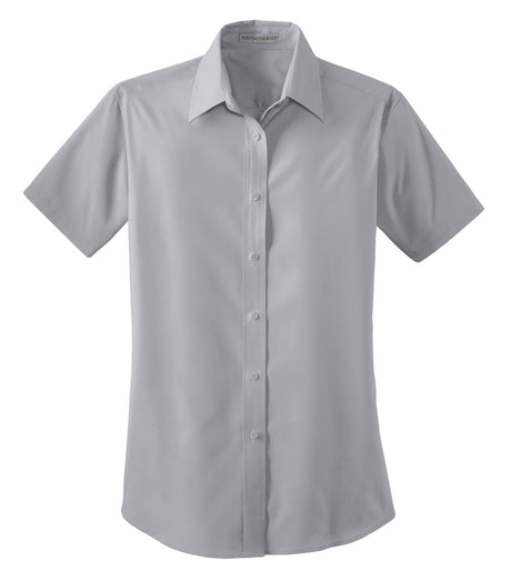 Port Authority Ladies Short Sleeve Value Poplin Shirt. L633 Womens Apparel Shirts & Tops