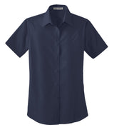 Port Authority Ladies Short Sleeve Value Poplin Shirt. L633 Womens Apparel Shirts & Tops