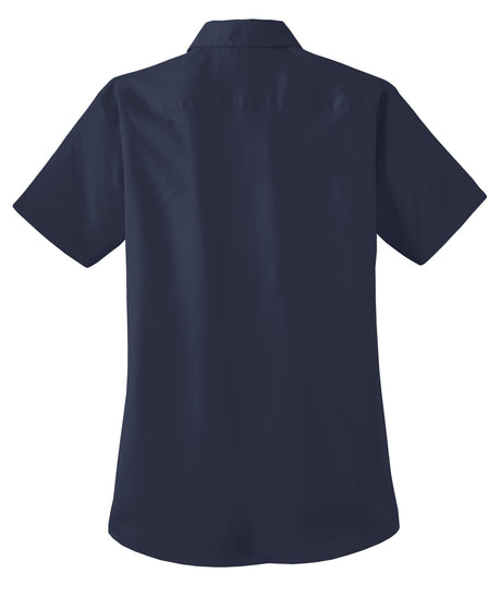 Port Authority Ladies Short Sleeve Value Poplin Shirt. L633 Womens Apparel Shirts & Tops