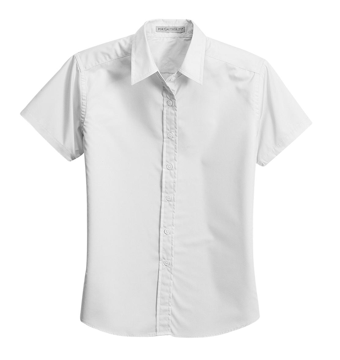 Port Authority Ladies Short Sleeve Easy Care Soil Resistant Shirt.  L507