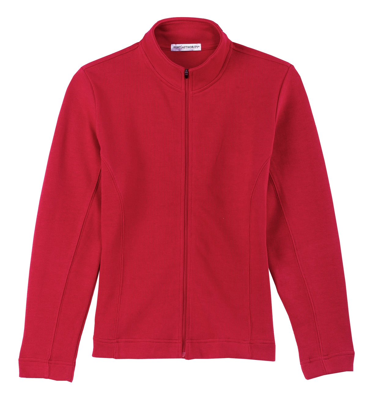 Port Authority Ladies Flatback Rib Full-Zip Jacket.  L221