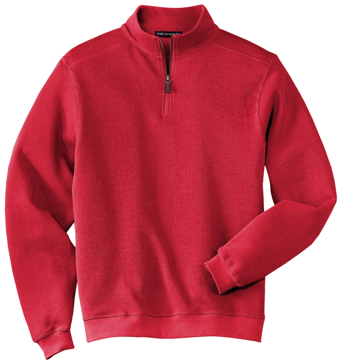 Port Authority Men's Flatback Rib 1/4-Zip Pullover.  F220