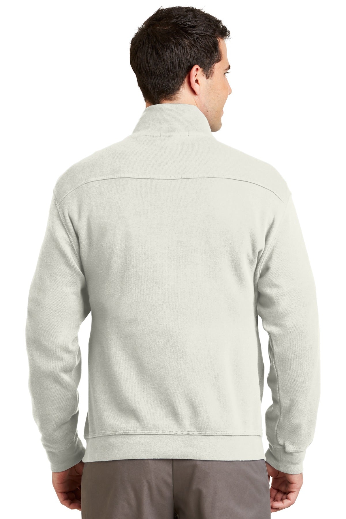 Port Authority Men's Flatback Rib 1/4-Zip Pullover.  F220