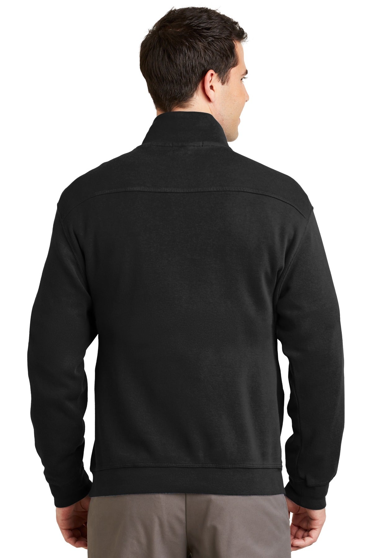 Port Authority Men's Flatback Rib 1/4-Zip Pullover.  F220