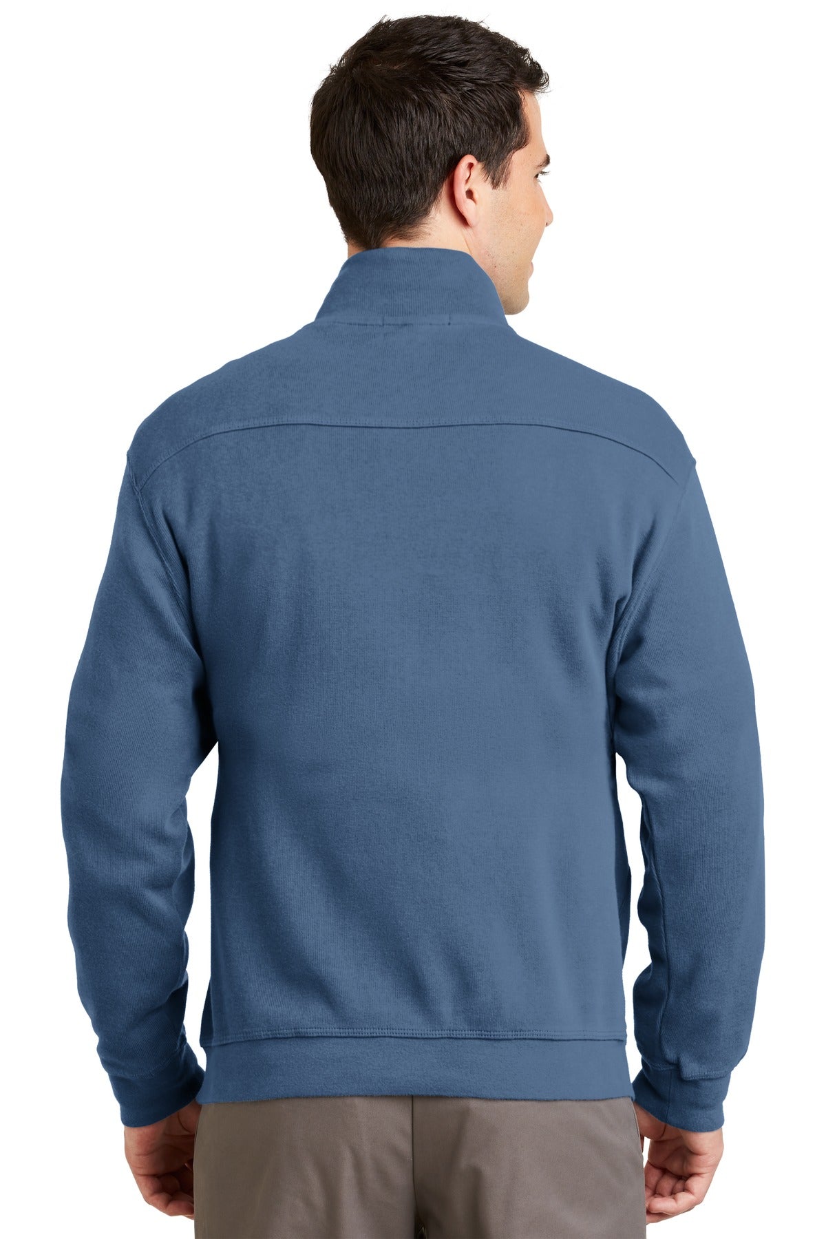 Port Authority Men's Flatback Rib 1/4-Zip Pullover.  F220