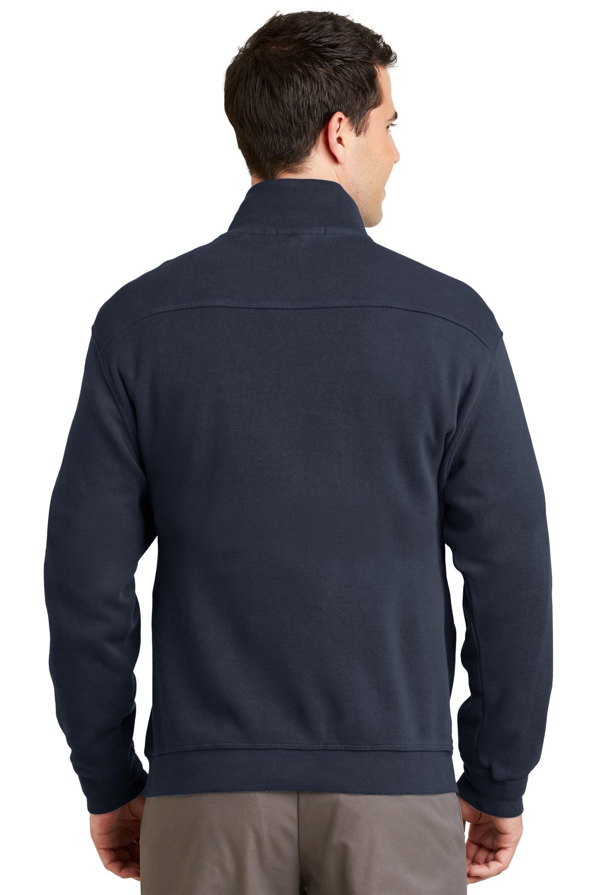Port Authority Men's Flatback Rib 1/4-Zip Pullover.  F220
