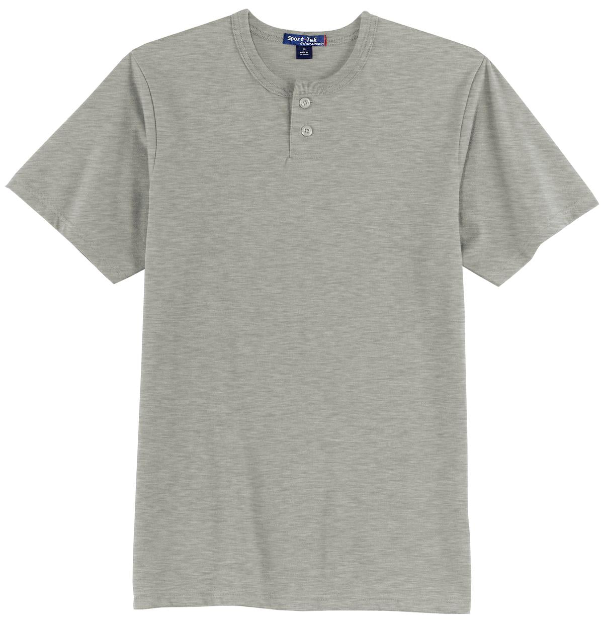 Sport-Tek Men's Short Sleeve Henley.  T210