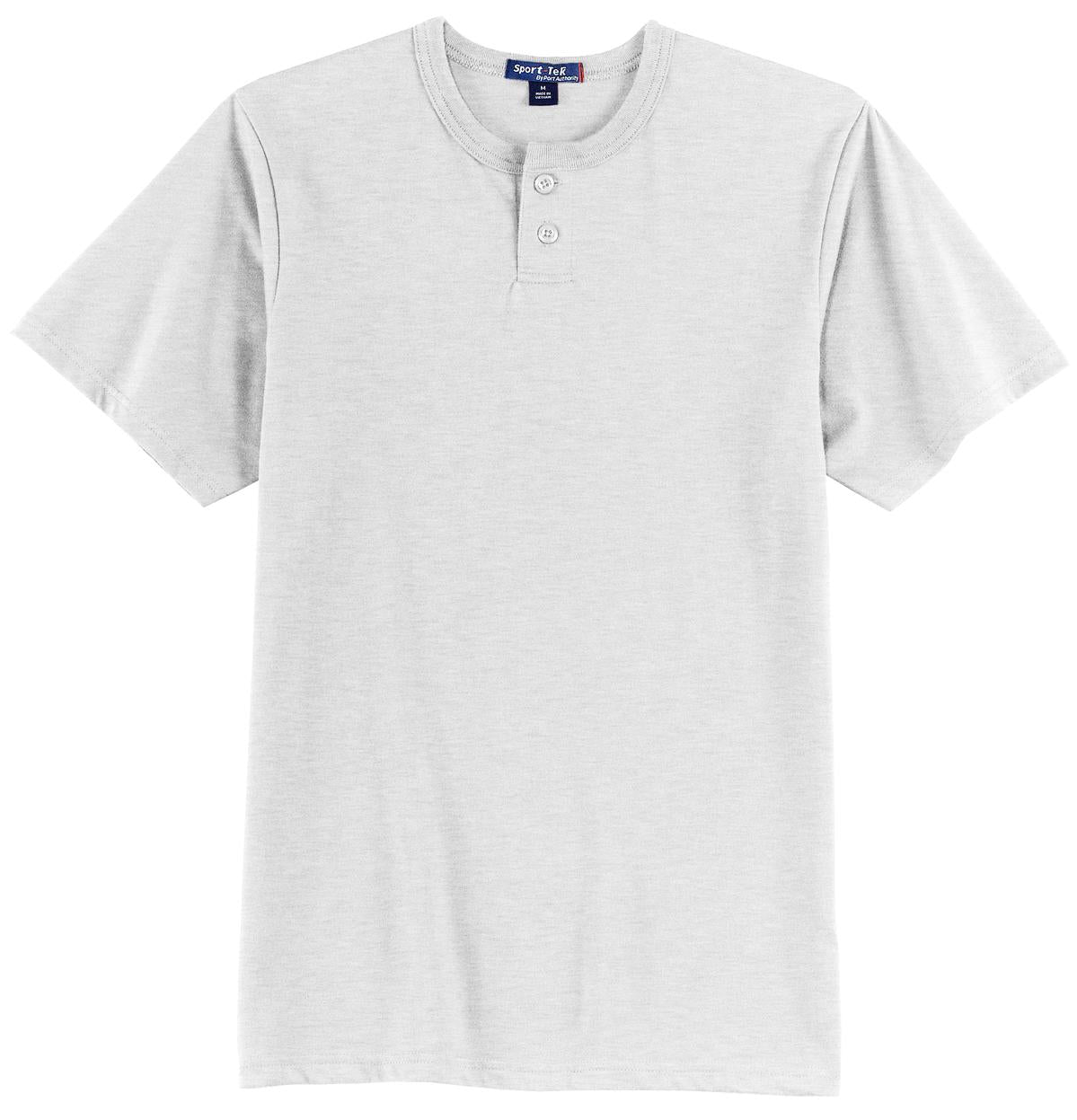 Sport-Tek Men's Short Sleeve Henley.  T210