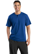 Sport-Tek Men's Short Sleeve Henley.  T210