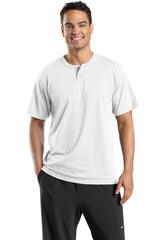 Sport-Tek Men's Short Sleeve Henley.  T210