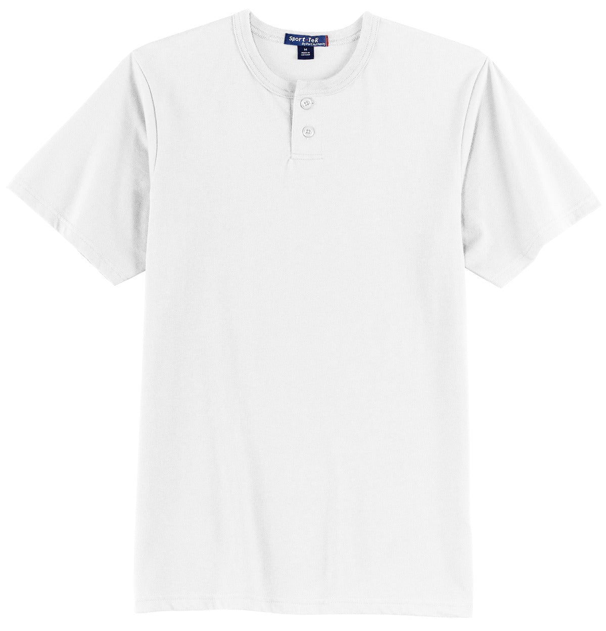 Sport-Tek Men's Short Sleeve Henley.  T210