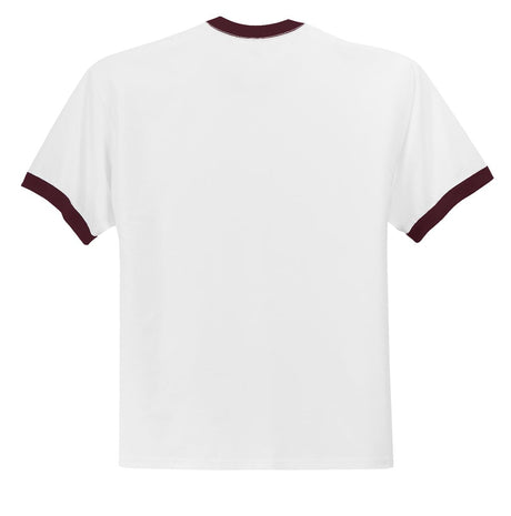 Port & Company Men's Ringer T-Shirt. PC61R Mens Apparel Shirts & Tops