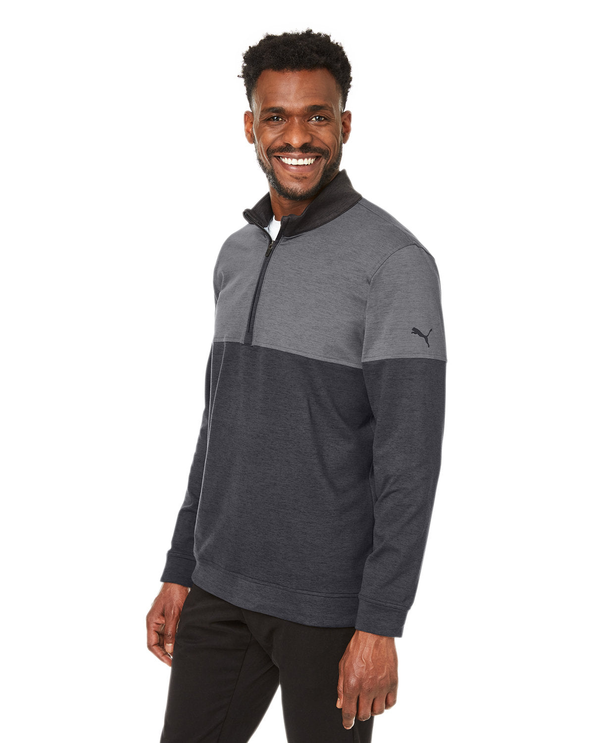 Puma Golf Men's Cloudspun Warm Up Quarter-Zip Puma