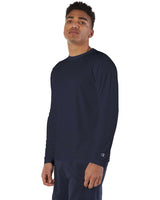 Champion Men's 4.1 oz. Double Dry® Long-Sleeve Interlock T-Shirt Champion