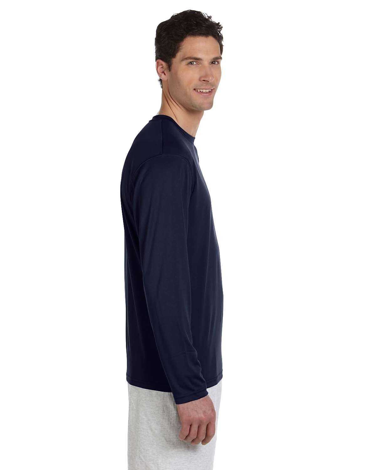 Champion Men's 4.1 oz. Double Dry® Long-Sleeve Interlock T-Shirt Champion