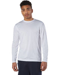 Champion Men's 4.1 oz. Double Dry® Long-Sleeve Interlock T-Shirt Champion
