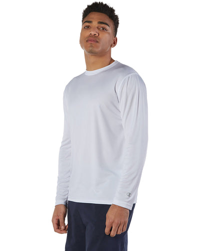 Champion Men's 4.1 oz. Double Dry® Long-Sleeve Interlock T-Shirt