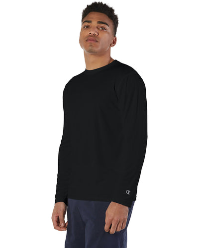 Champion Men's 4.1 oz. Double Dry® Long-Sleeve Interlock T-Shirt