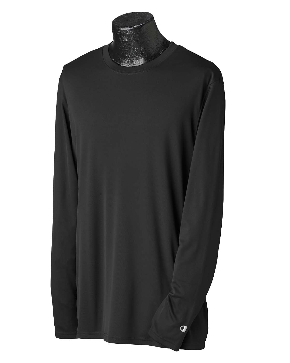 Champion Men's 4.1 oz. Double Dry® Long-Sleeve Interlock T-Shirt Champion
