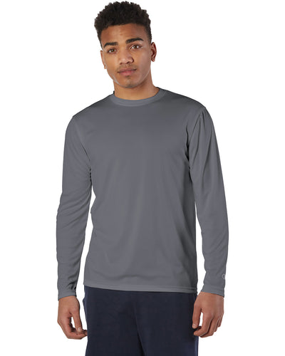 Champion Men's 4.1 oz. Double Dry® Long-Sleeve Interlock T-Shirt