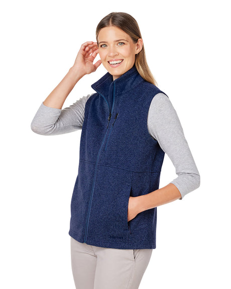 Marmot Ladies' Dropline Sweater Fleece Vest Marmot