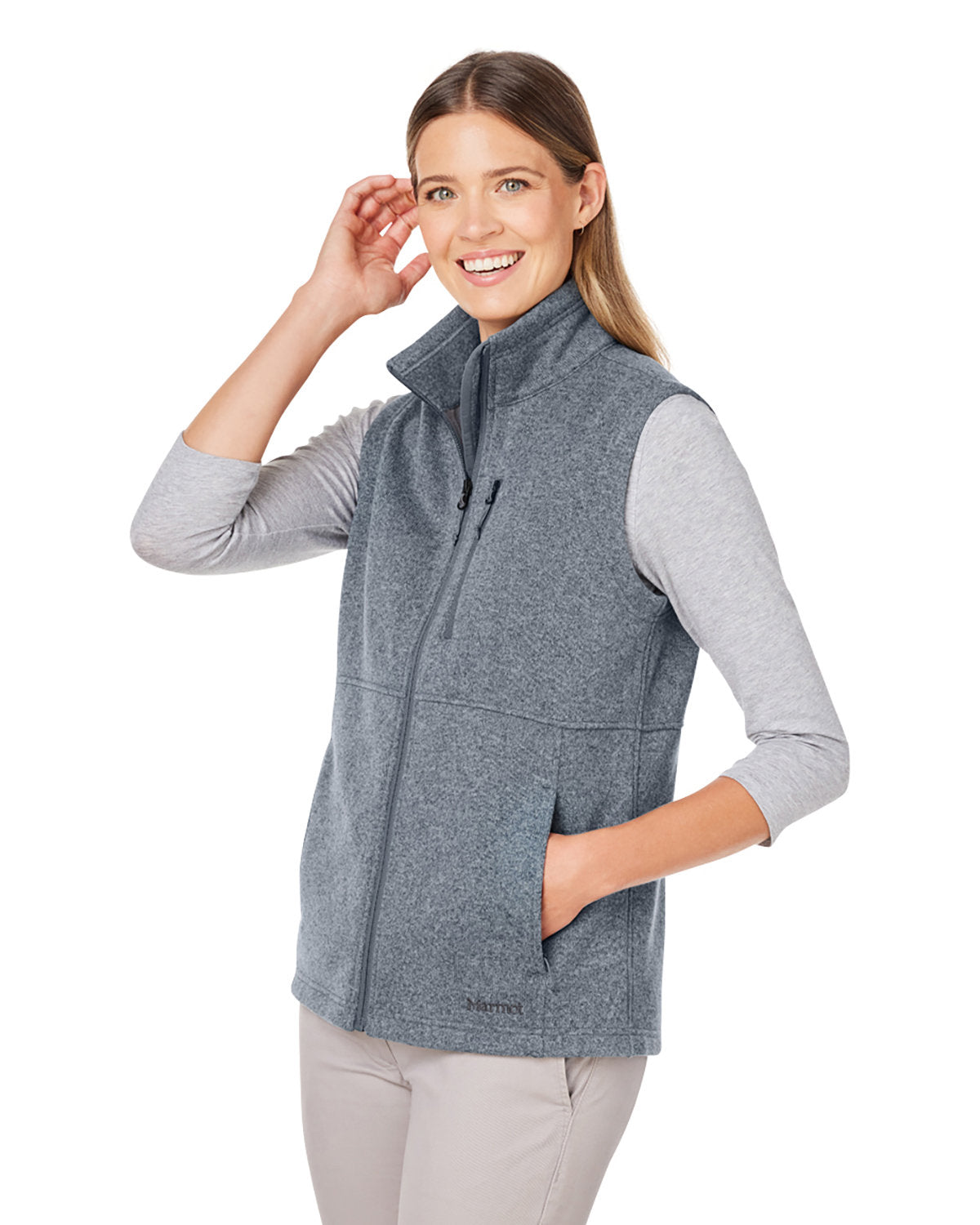 Marmot Ladies' Dropline Sweater Fleece Vest Marmot