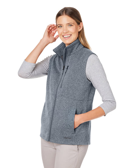 Marmot Ladies' Dropline Sweater Fleece Vest Marmot