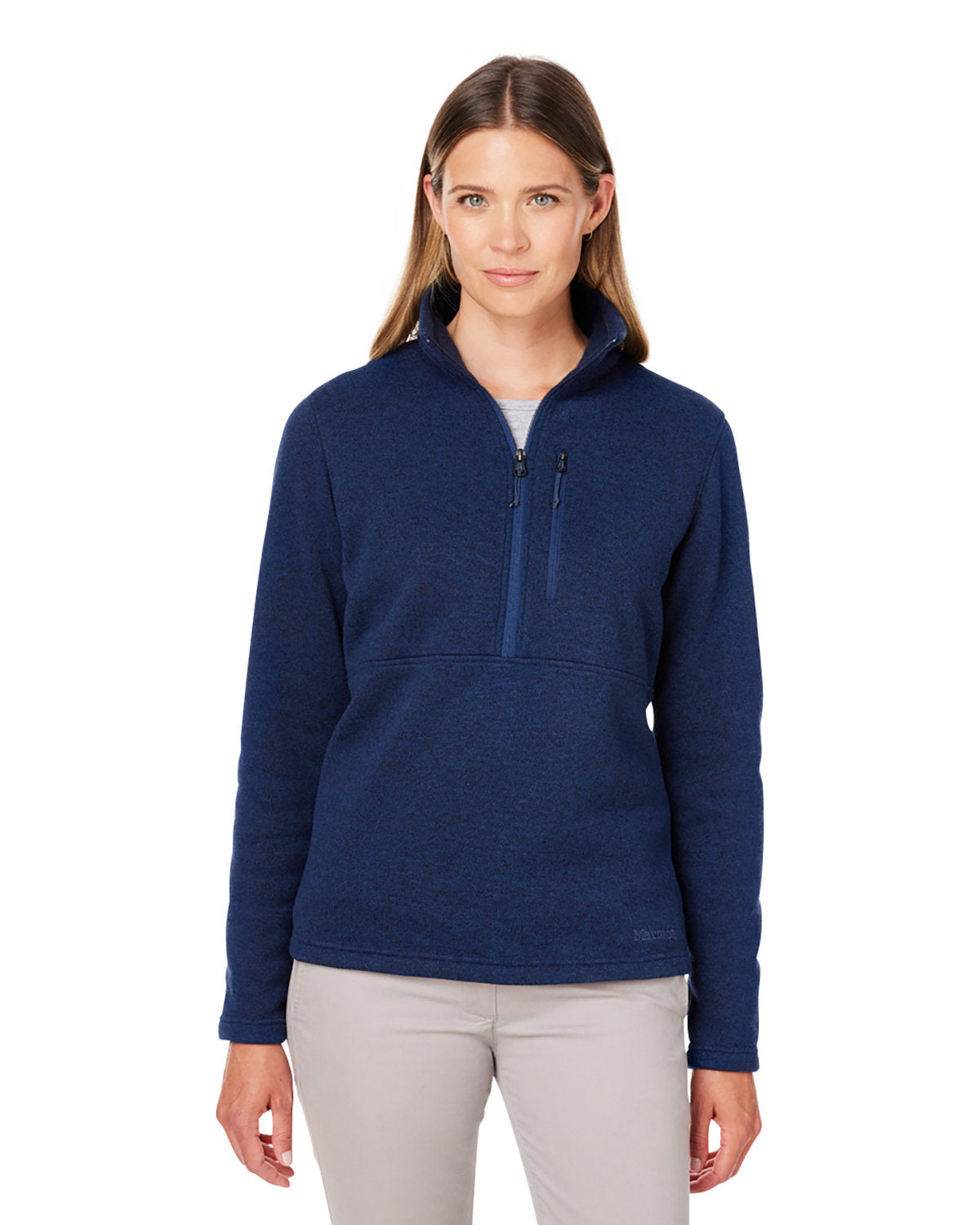 Marmot Ladies Dropline Half Zip Sweater Fleece Jacket League Outfitters