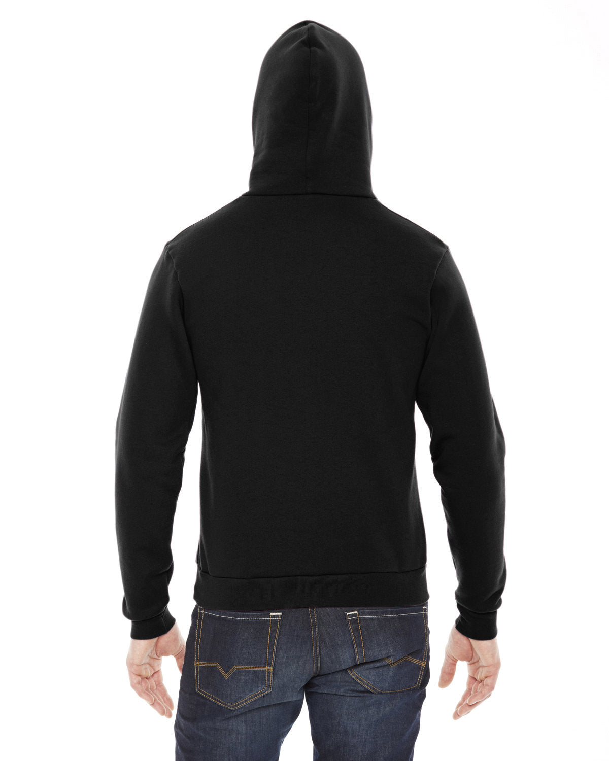 American Apparel Unisex Flex Fleece Drop Shoulder Pullover Hoodie American Apparel