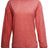 J America Ladies' Weekend French Terry Mock Neck Crew J America