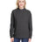 J America Ladies' Weekend French Terry Mock Neck Crew J America