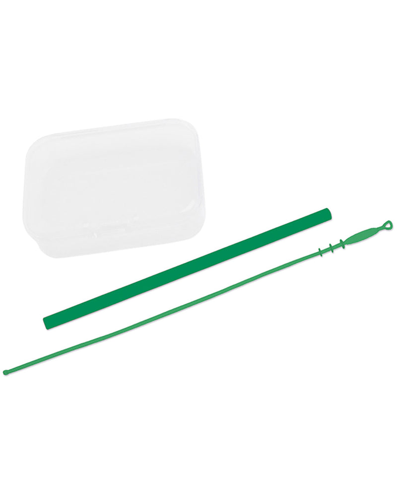 Prime Line Silicone Straw Kit With Brush