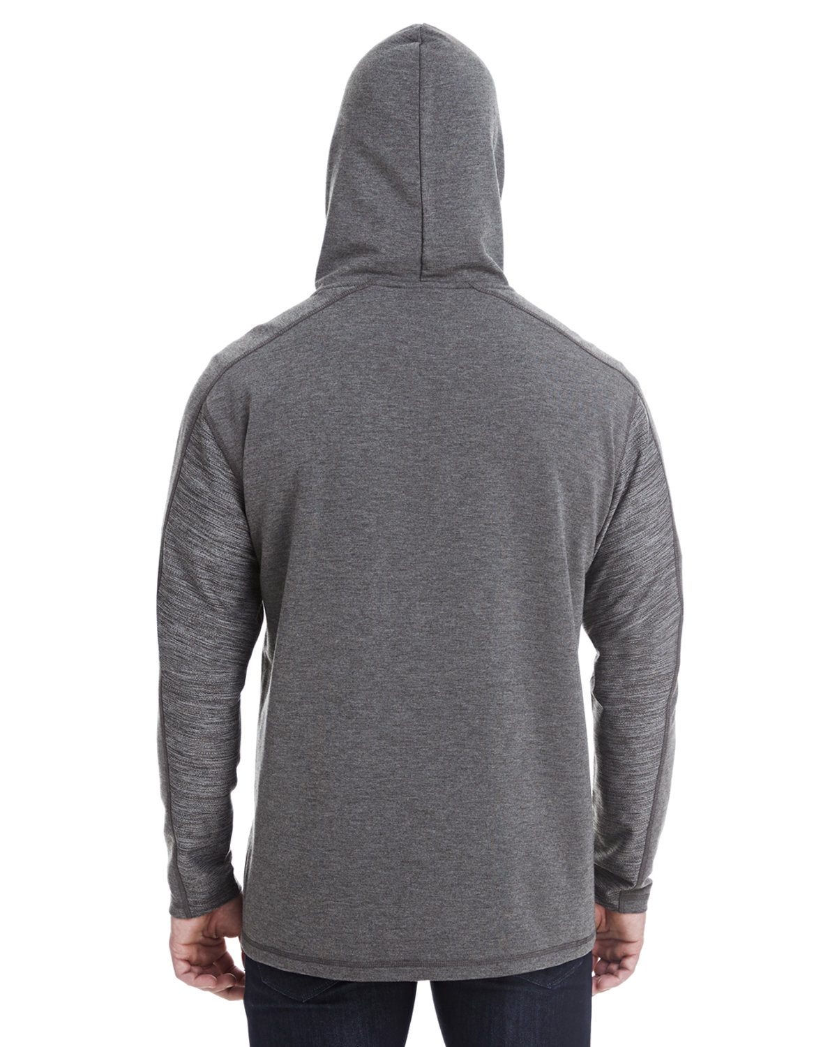 J America Adult Omega Stretch Hooded Sweatshirt J America
