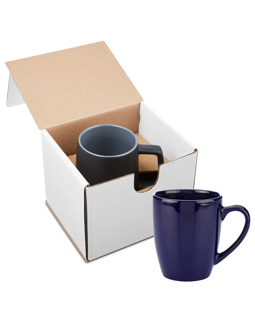 Prime Line 12oz Contemporary Challenger Café Ceramic Mug in Mailer Prime Line