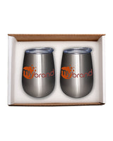 Prime Line Duo Vacuum Stemless Wine Tumbler Gift Set Prime Line