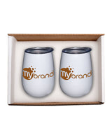 Prime Line Duo Vacuum Stemless Wine Tumbler Gift Set Prime Line