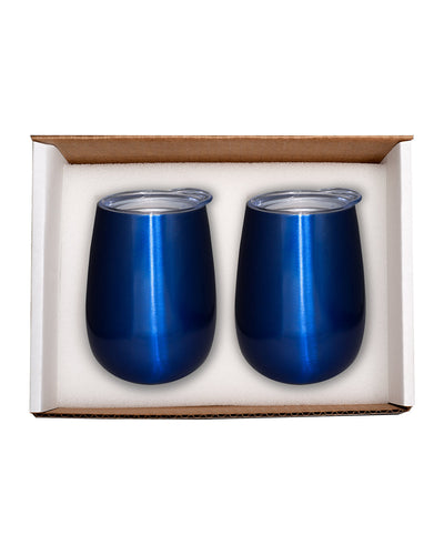 Prime Line Duo Vacuum Stemless Wine Tumbler Gift Set