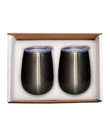 Prime Line Duo Vacuum Stemless Wine Tumbler Gift Set Prime Line