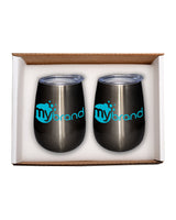 Prime Line Duo Vacuum Stemless Wine Tumbler Gift Set Prime Line