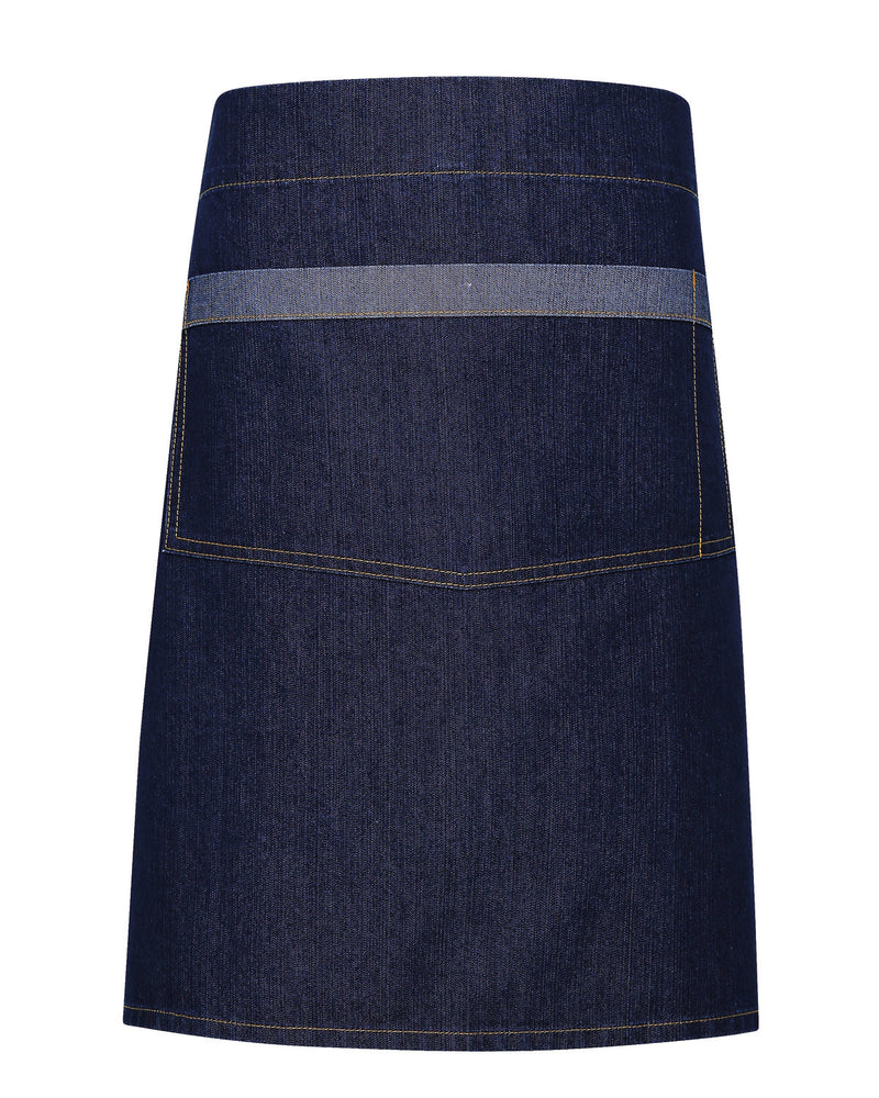 Artisan Collection by Reprime Unisex Domain Contrast Denim Waist Apron