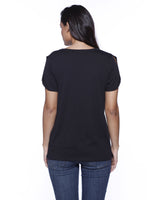 StarTee Ladies' CVC Twist Sleeve Top StarTee