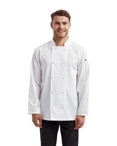 Artisan Collection by Reprime Unisex Long-Sleeve Sustainable Chef's Jacket