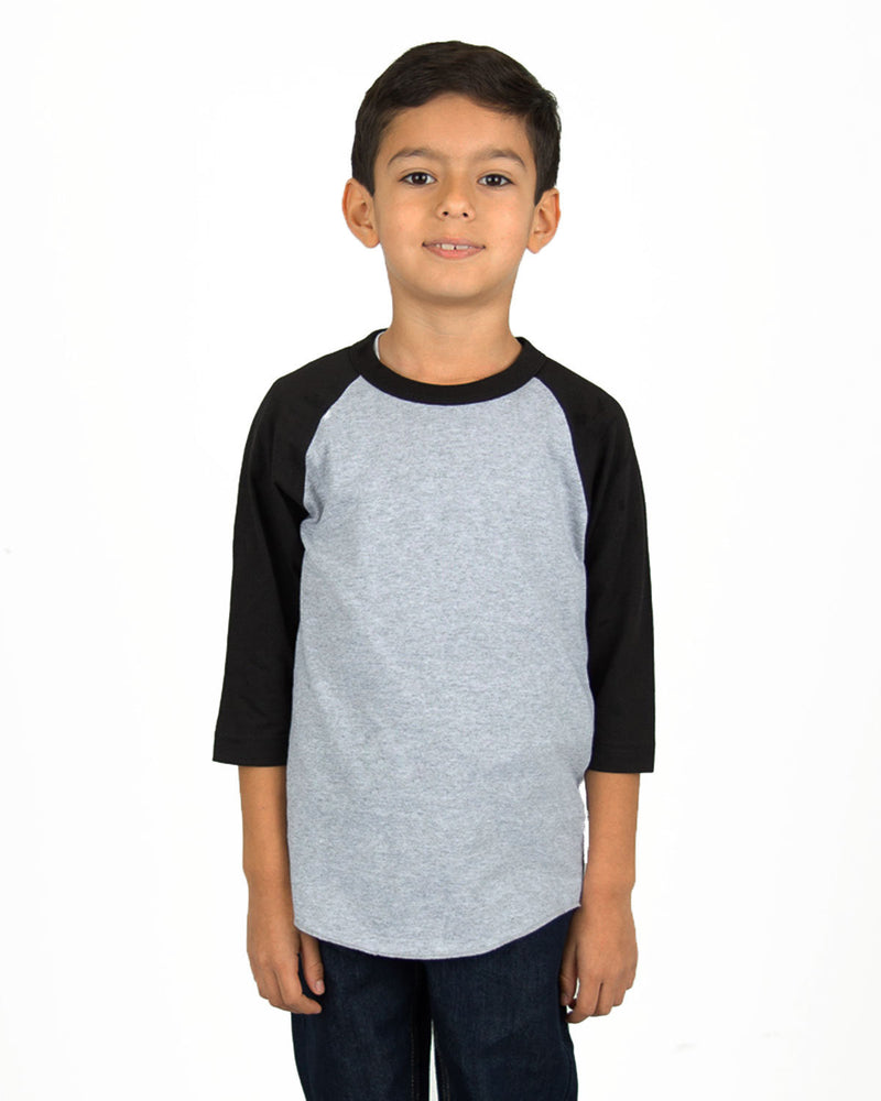 Shaka Wear Youth 6 oz., 3/4-Sleeve Raglan