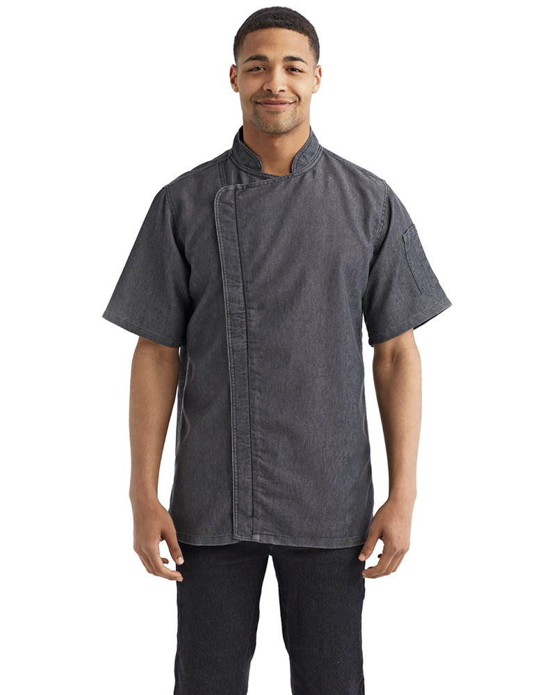 Artisan Collection by Reprime Unisex Zip-Close Short Sleeve Chef&