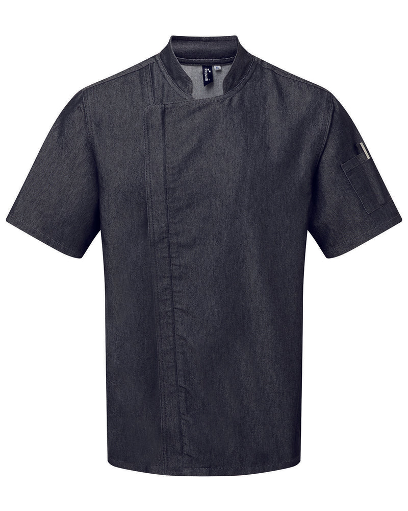 Artisan Collection by Reprime Unisex Zip-Close Short Sleeve Chef&