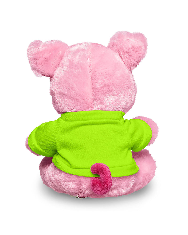 Prime Line 7" Plush Pig With T-Shirt