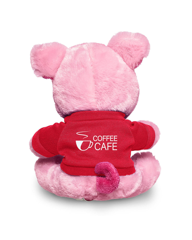 Prime Line 7" Plush Pig With T-Shirt
