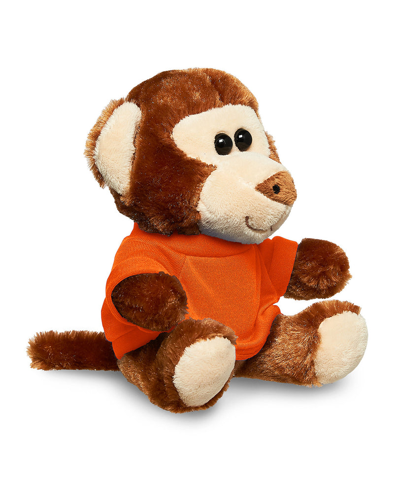 Prime Line 7" Plush Monkey With T-Shirt