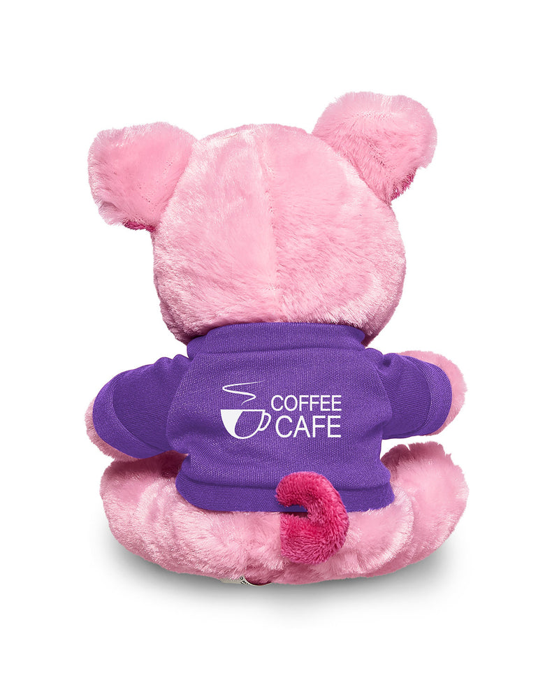 Prime Line 7" Plush Pig With T-Shirt